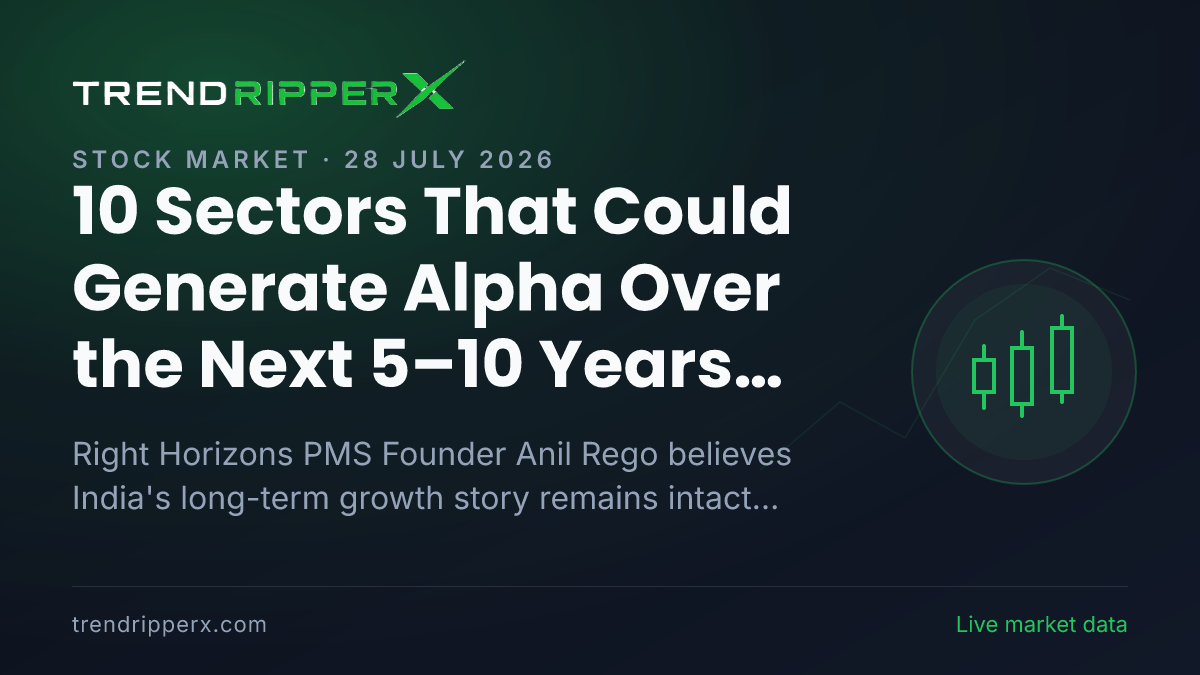 10 Sectors That Could Generate Alpha Over the Next 5–10 Years, According to Right Horizons PMS Founder Anil Rego