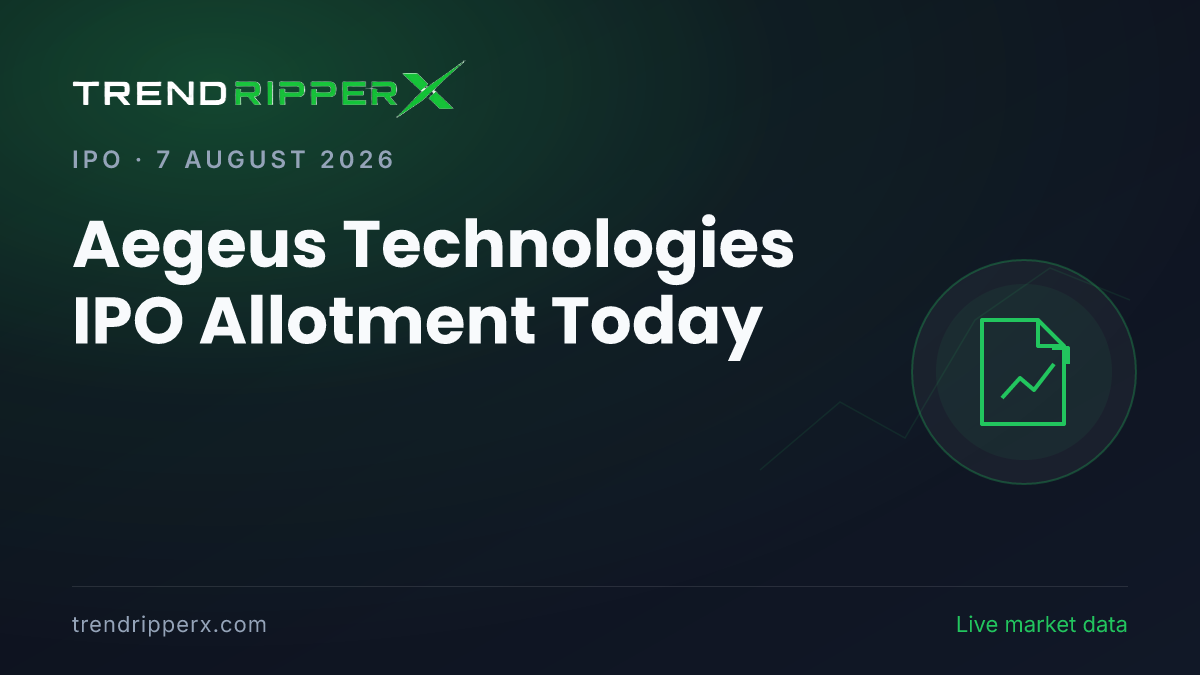 Aegeus Technologies IPO Allotment Today: GMP, Listing Expectations & How to Check Status Online
