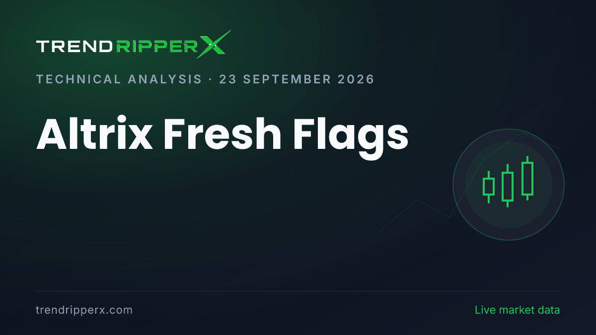 Altrix Fresh Flags (23 September 2026): 12 NSE Stocks Newly Turned Positive, 10 Newly Negative