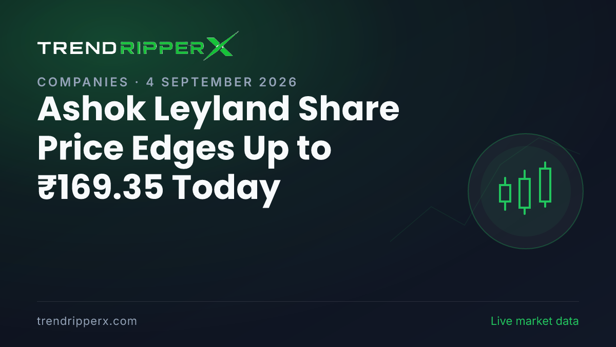 Ashok Leyland Share Price Edges Up to ₹169.35 Today — Volumes, 52-Week Range and What to Watch Next