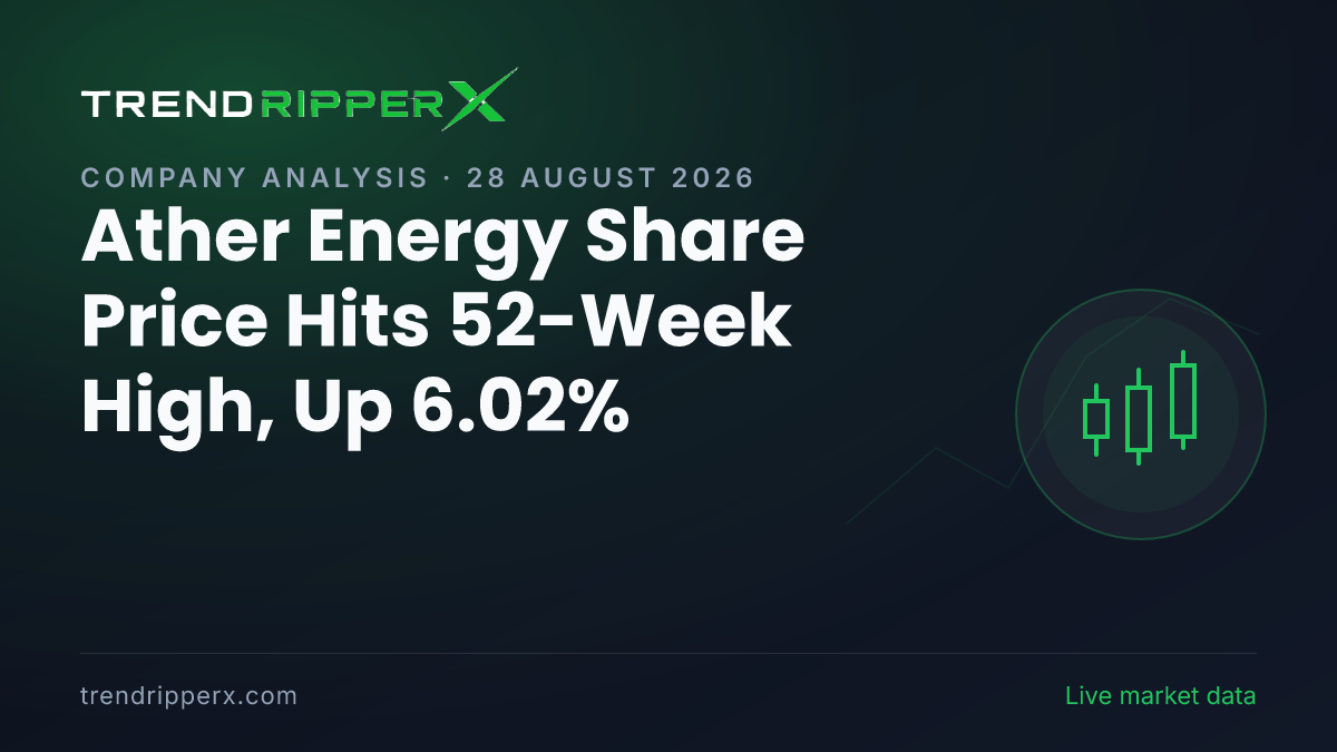 Ather Energy Share Price Hits 52-Week High, Up 6.02% — What the Momentum News Means for ATHERENERG