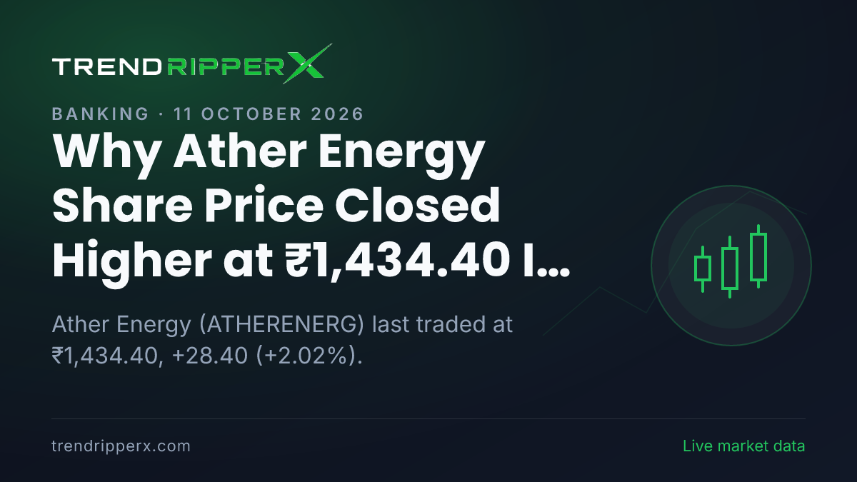 Why Ather Energy Share Price Closed Higher at ₹1,434.40 In Friday's Session: the Brokerage Call Trigger, Explained