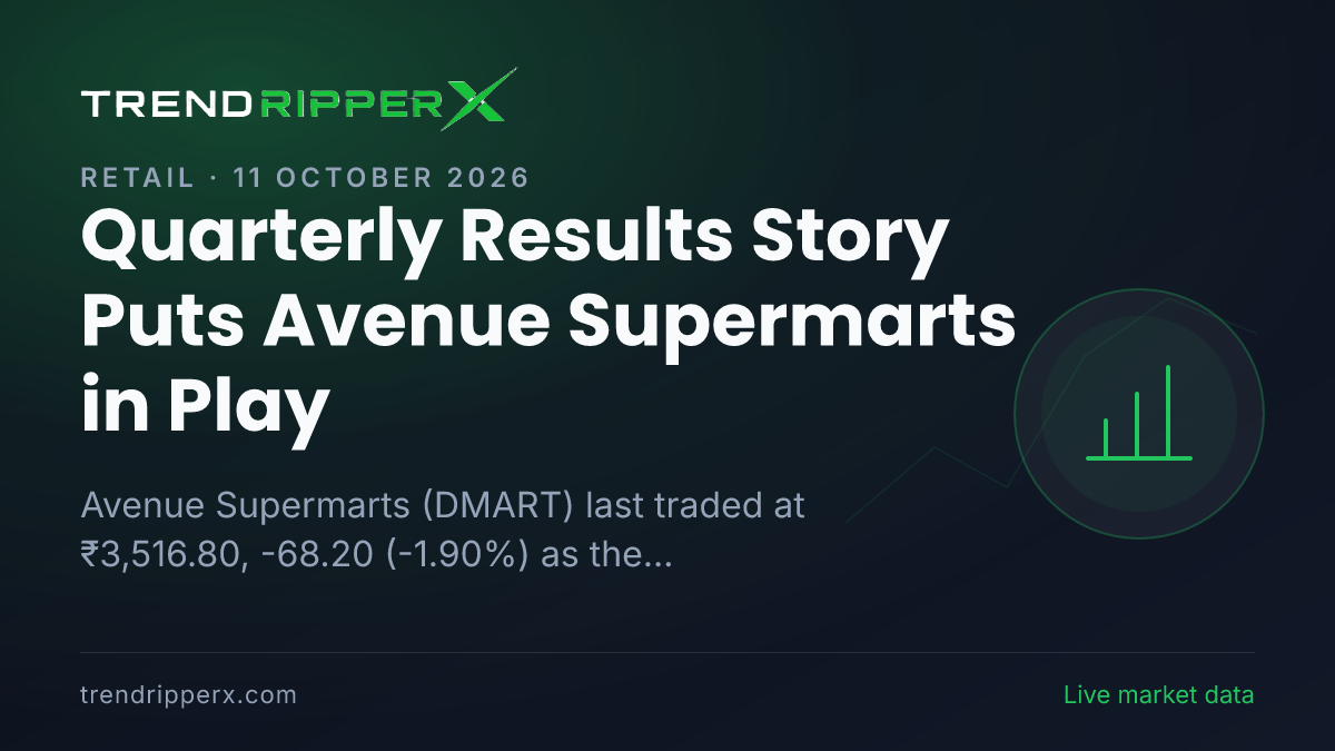 Quarterly Results Story Puts Avenue Supermarts in Play: Share Price Slipped to 52-Week Low, and Here Is the Arithmetic