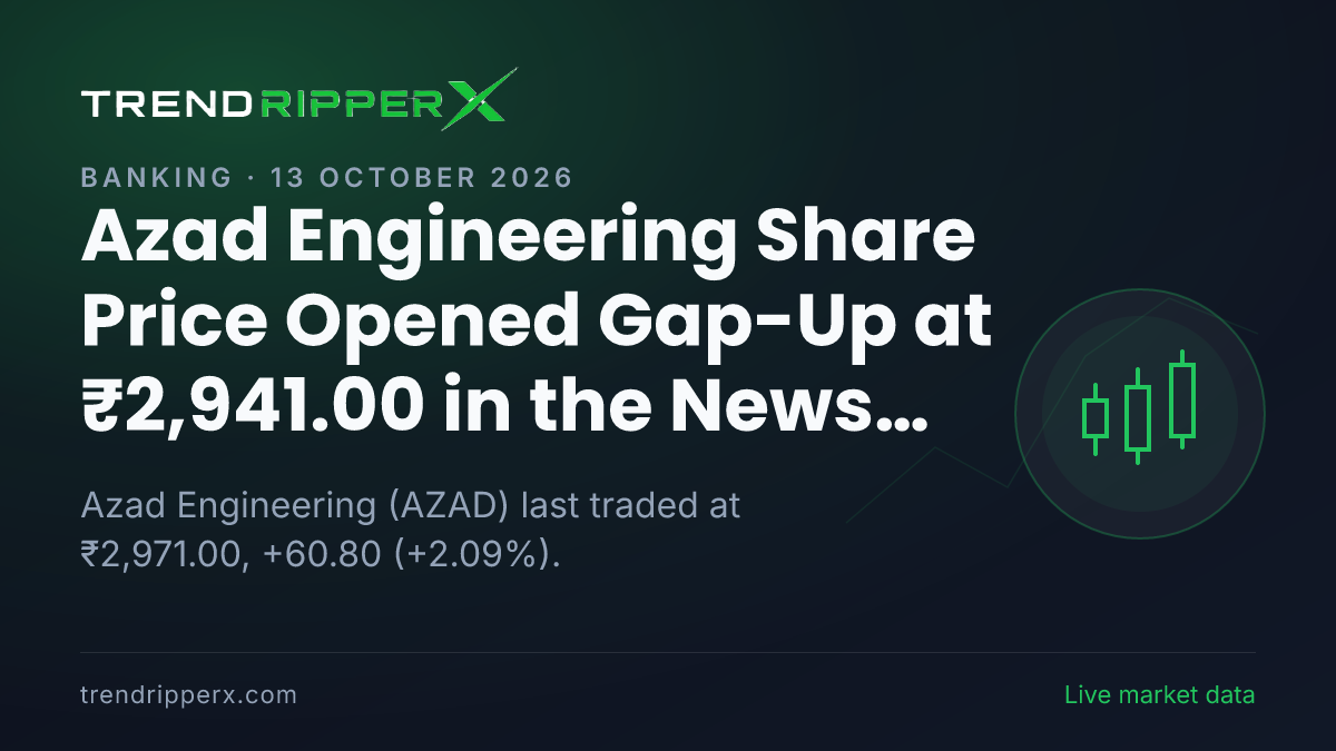 AZAD in Focus: Azad Engineering Share Price Opened Gap-Up at ₹2,941.00 in the News Today