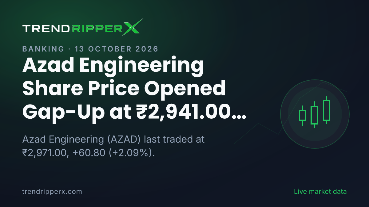 AZAD in Focus: Azad Engineering Share Price Opened Gap-Up at ₹2,941.00 in the News Today