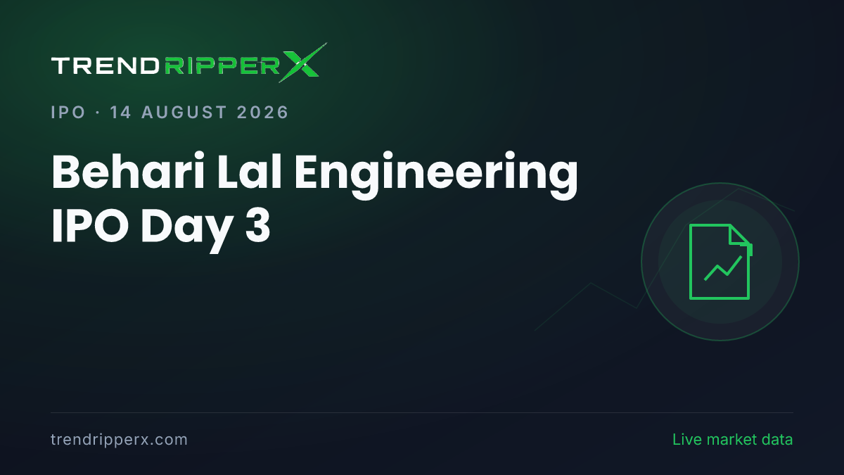 Behari Lal Engineering IPO Day 3: Subscription, GMP, Key Dates and IPO Details