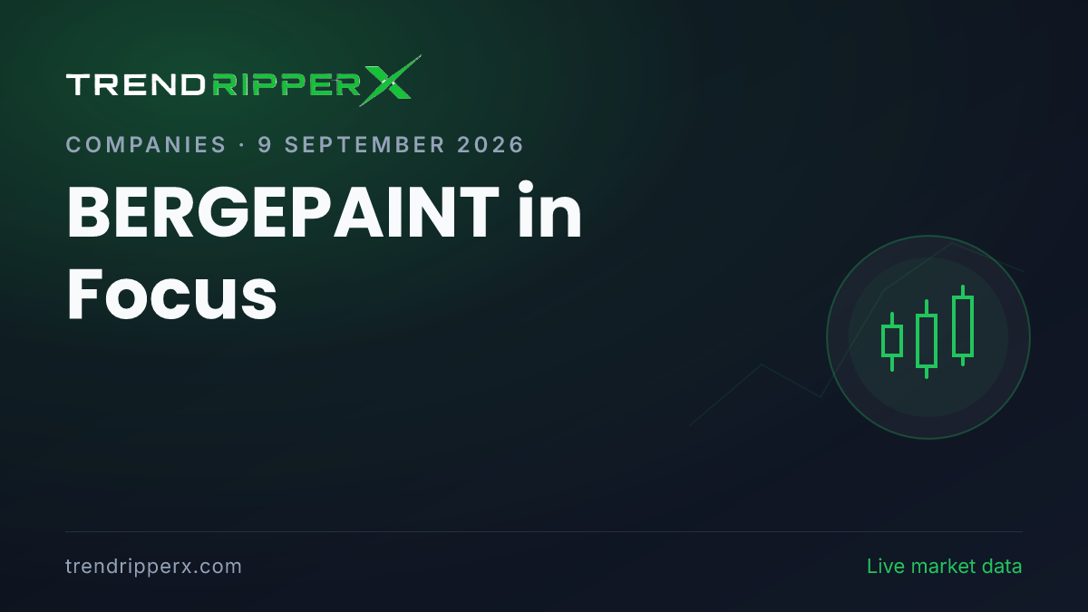 BERGEPAINT in Focus: Berger Paints (I) Share Price Opens Gap-Up at ₹484.50 on Rising Newsflow