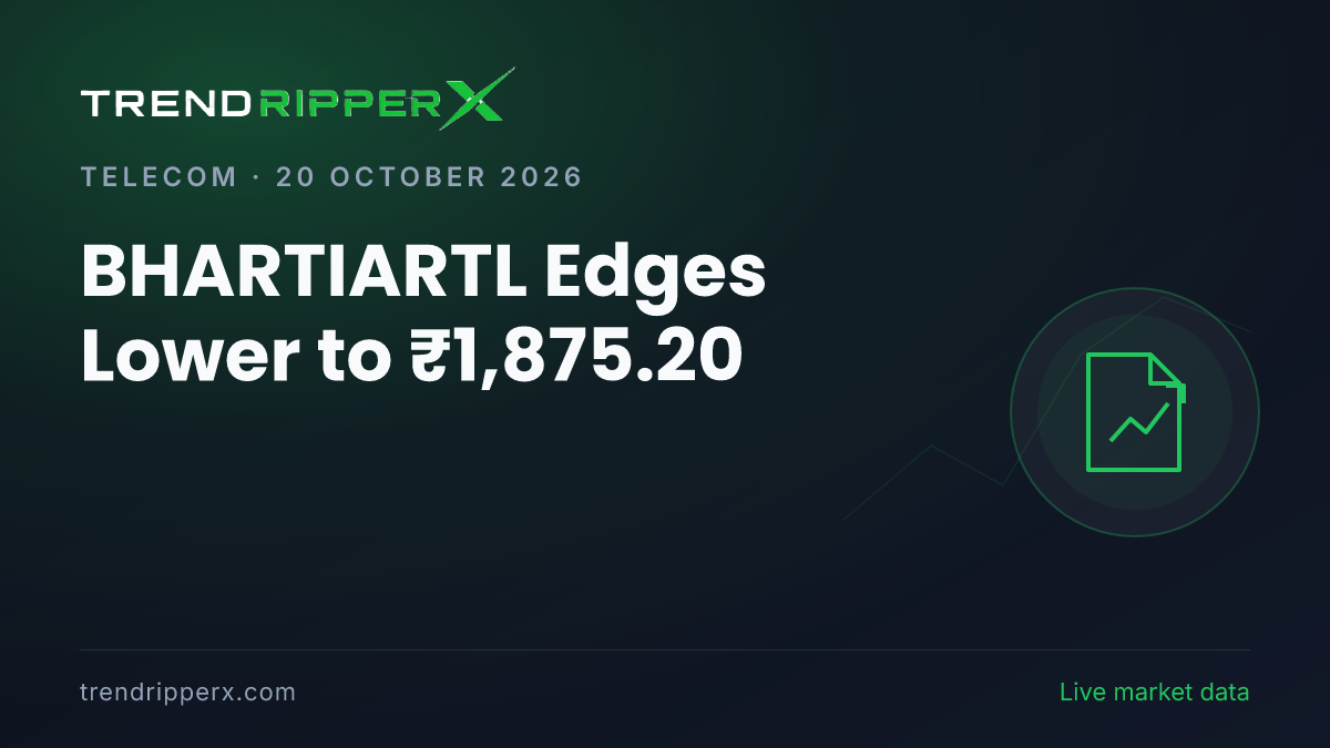BHARTIARTL Edges Lower to ₹1,875.20: Inside the IPO Story Moving Bharti Airtel Shares