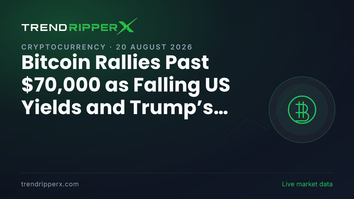 Bitcoin Rallies Past $70,000 as Falling US Yields and Trump’s Crypto Meeting Boost Optimism