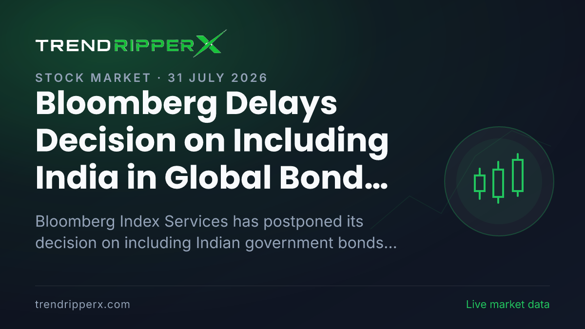 Bloomberg Delays Decision on Including India in Global Bond Index Despite Major Market Reforms