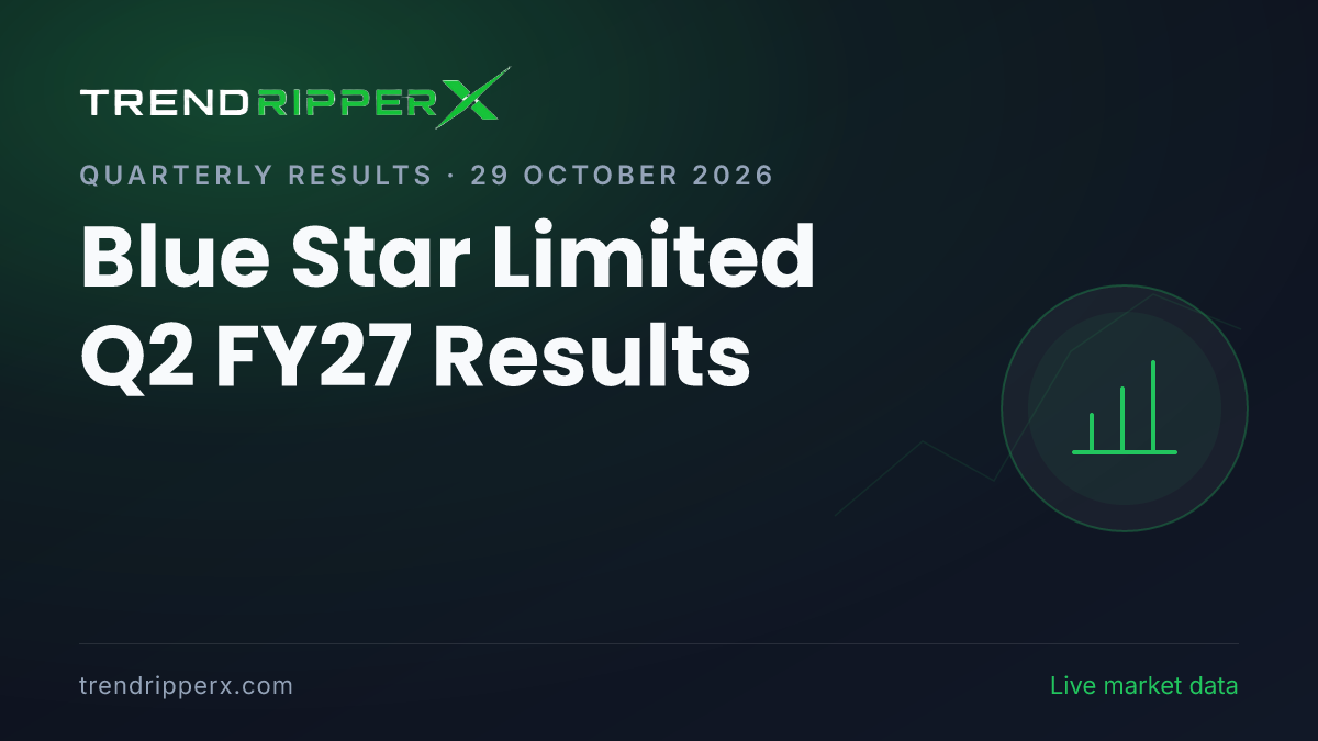 Blue Star Limited Q2 FY27 Results: Net Profit ₹124 cr