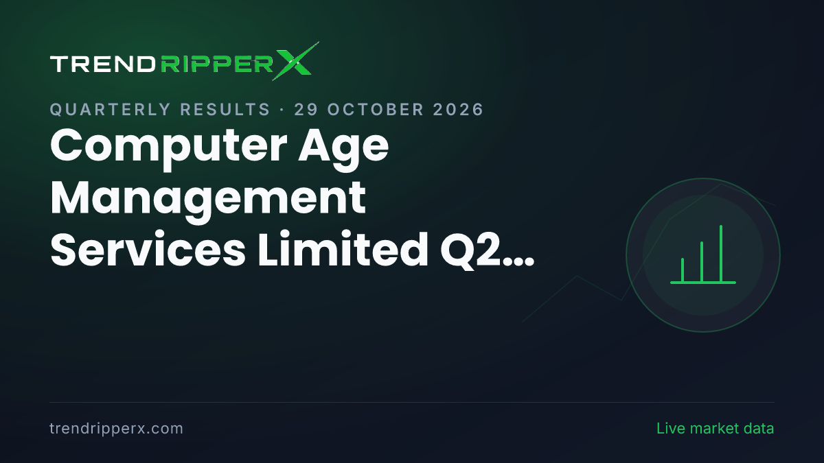 Computer Age Management Services Limited Q2 FY27 Results: Net Profit ₹131 cr