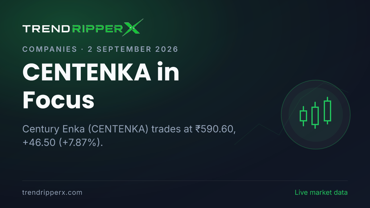 CENTENKA in Focus: Century Enka Share Price Zooms 7.87% on Rising Newsflow