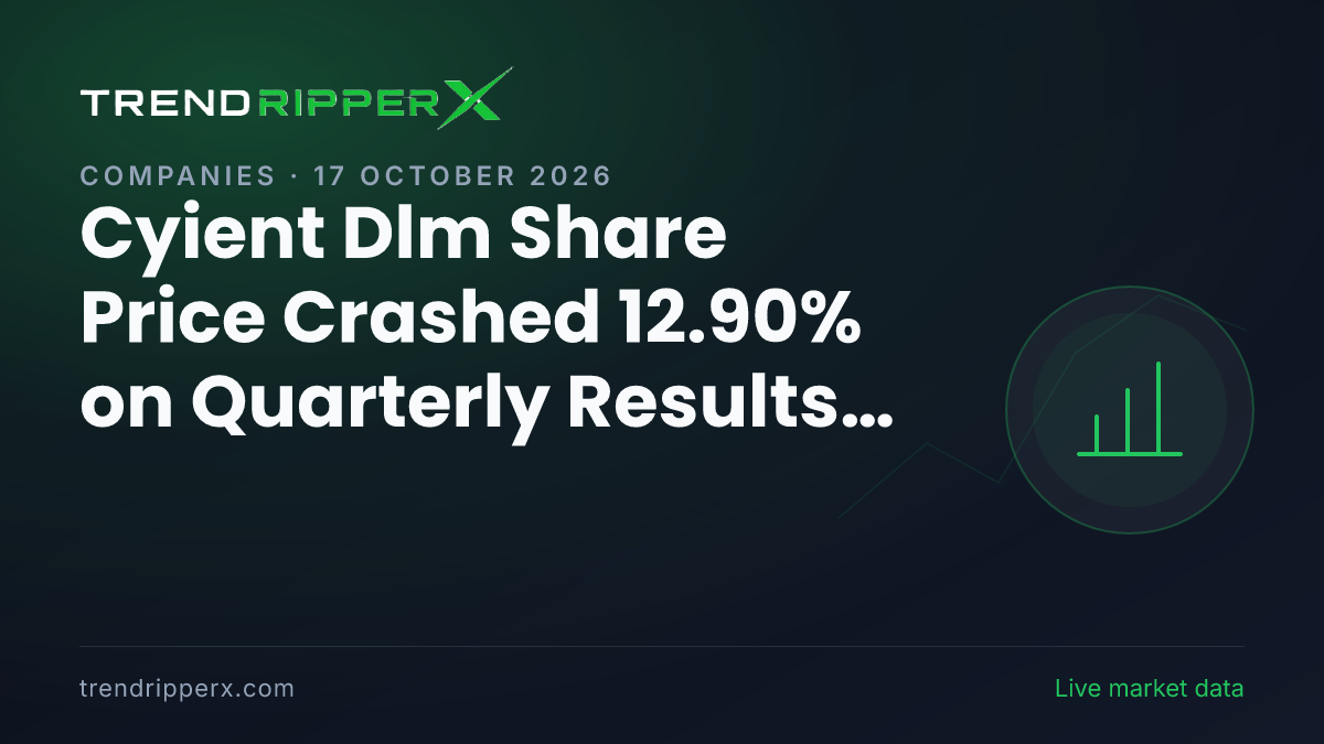 Cyient Dlm Share Price Crashed 12.90% on Quarterly Results News — What It Means for Investors