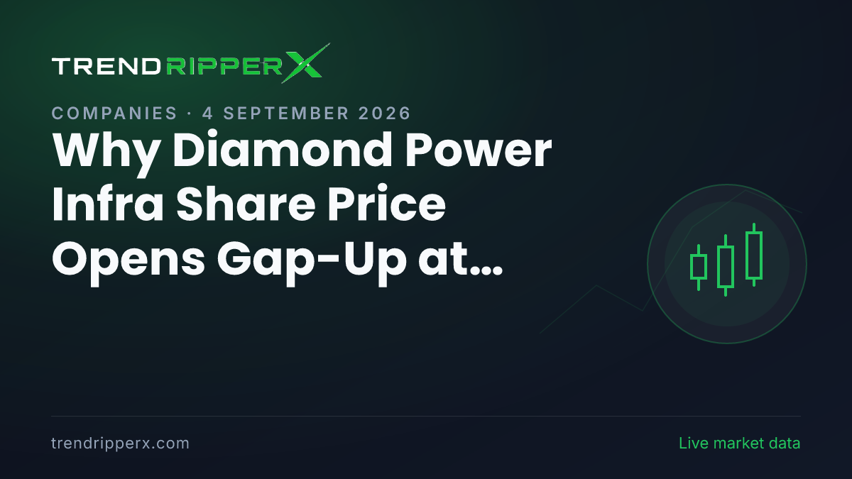 Why Diamond Power Infra Share Price Opens Gap-Up at ₹335.00 Today: the Order Win Trigger, Explained