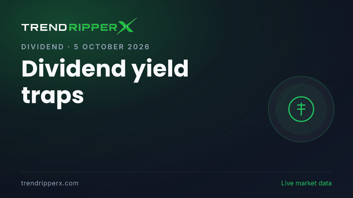 Dividend yield traps: when a high payout is actually a warning sign