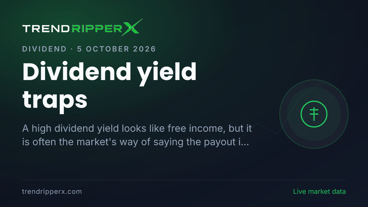 Dividend yield traps: when a high payout is actually a warning sign