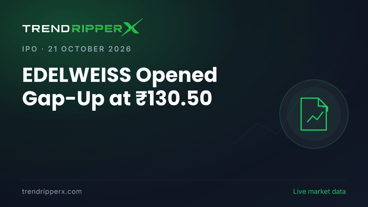 EDELWEISS Opened Gap-Up at ₹130.50: Inside the IPO Story Moving Edelweiss Fin Serv Shares