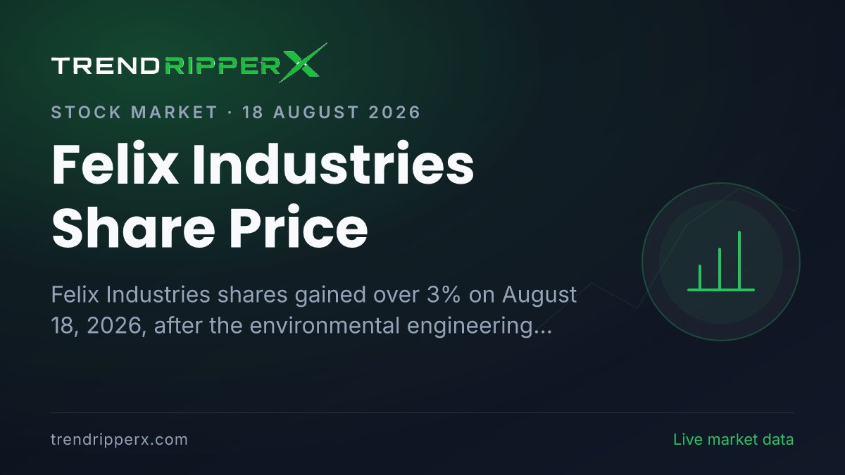 Felix Industries Share Price: Stock Jumps Over 3% After Strong Q1 FY27 Results