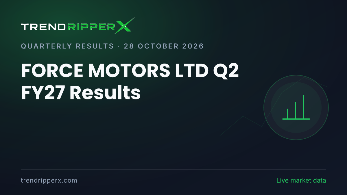 FORCE MOTORS LTD Q2 FY27 Results: Net Profit ₹294 cr, Revenue from operations ₹2,925 cr