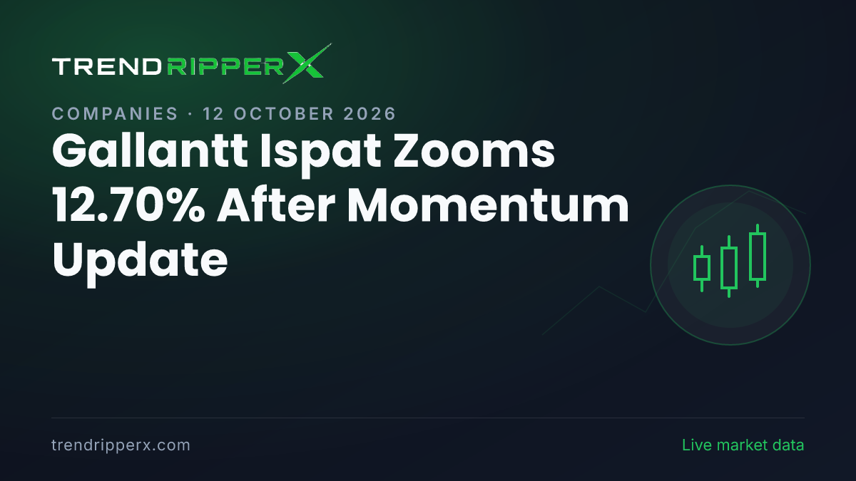 Gallantt Ispat Zooms 12.70% After Momentum Update — Levels, Volumes and the Follow-Up to Track