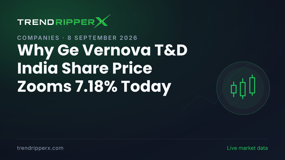 Why Ge Vernova T&D India Share Price Zooms 7.18% Today: the Momentum Trigger, Explained