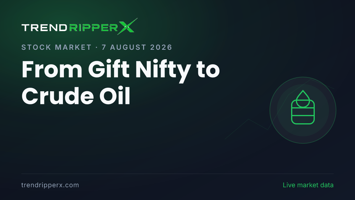 From Gift Nifty to Crude Oil: 7 Key Things That Could Drive the Indian Stock Market Today