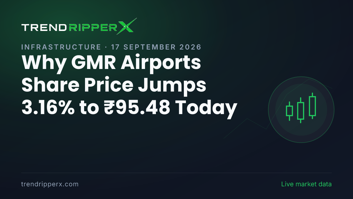 Why GMR Airports Share Price Jumps 3.16% to ₹95.48 Today: the Brokerage Call Trigger, Explained