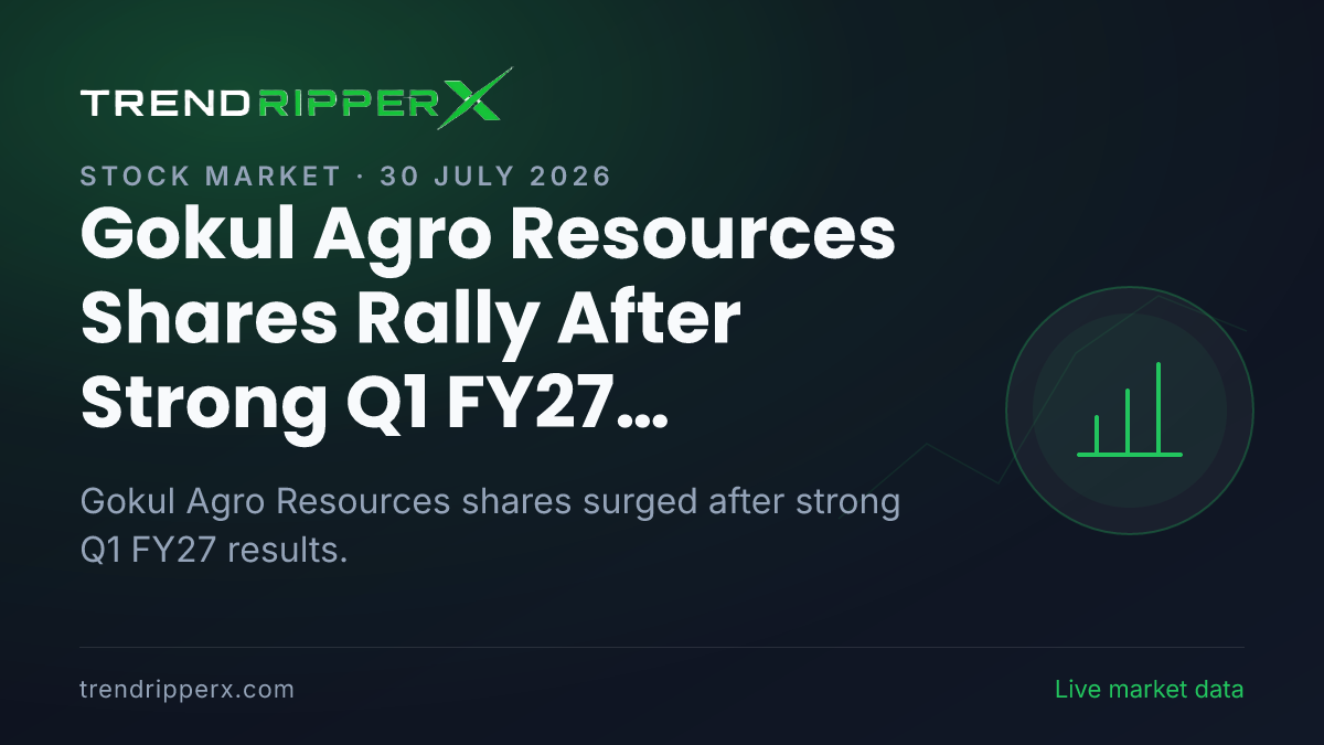 Gokul Agro Resources Shares Rally After Strong Q1 FY27 Results; Multibagger Stock Nears Record High