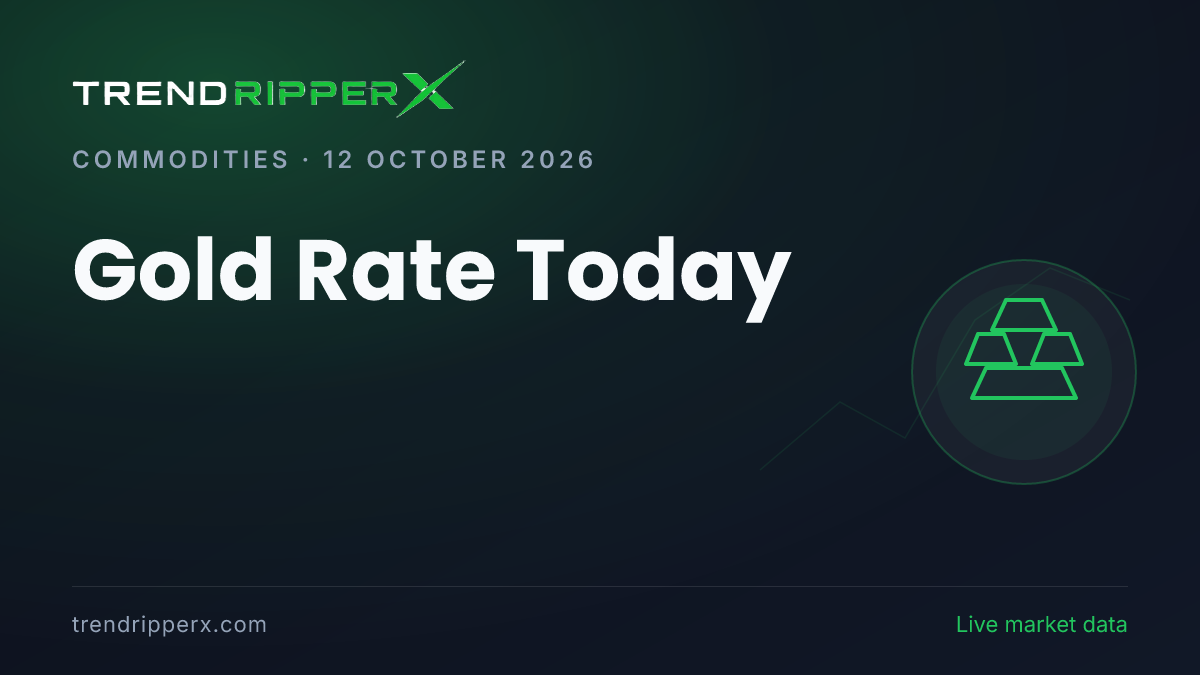 Gold Rate Today (12 October 2026): 24K at ₹1,48,425 per 10g, Silver at ₹2,20,874 per kg