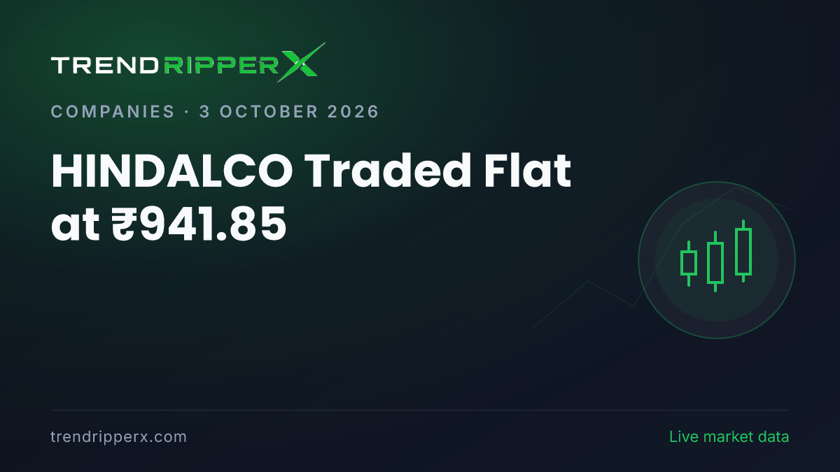 HINDALCO Traded Flat at ₹941.85: Inside the Regulatory Story Moving Hindalco Industries Shares