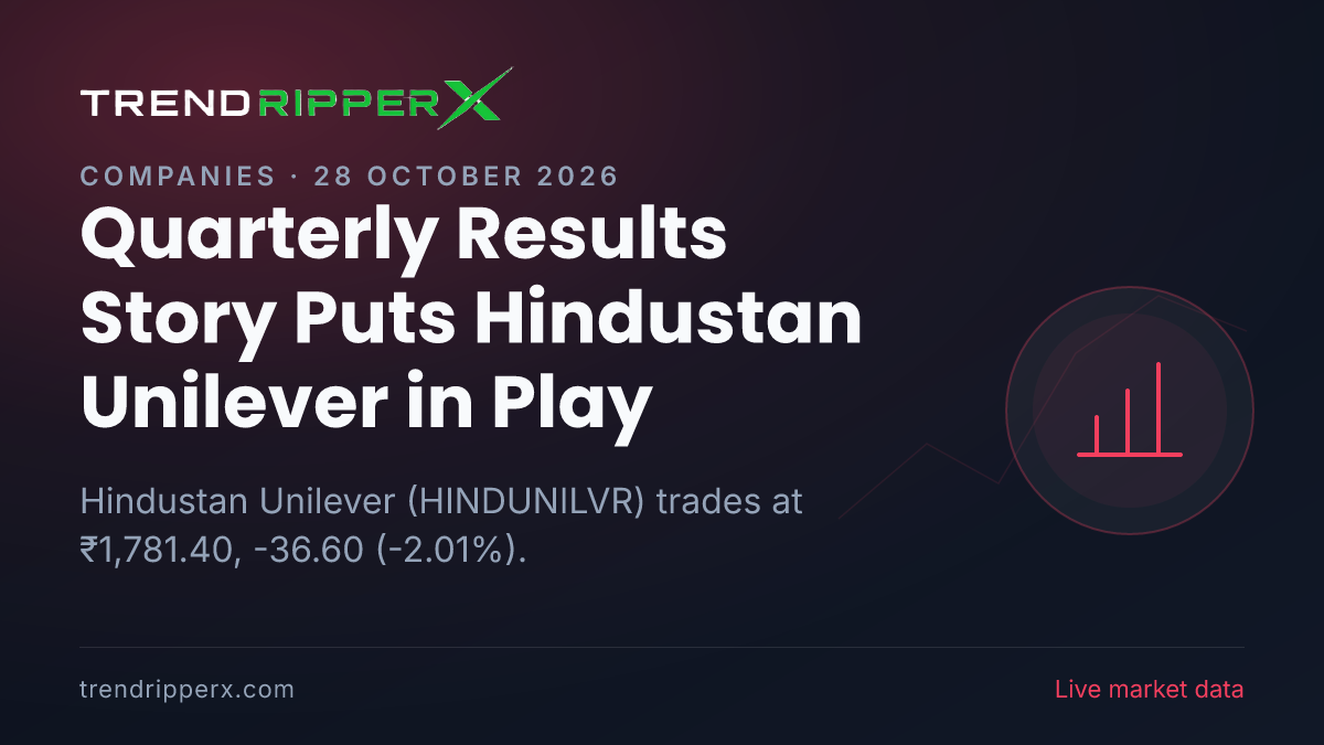 Quarterly Results Story Puts Hindustan Unilever in Play: Share Price Slips to 52-Week Low, and Here Is the Arithmetic