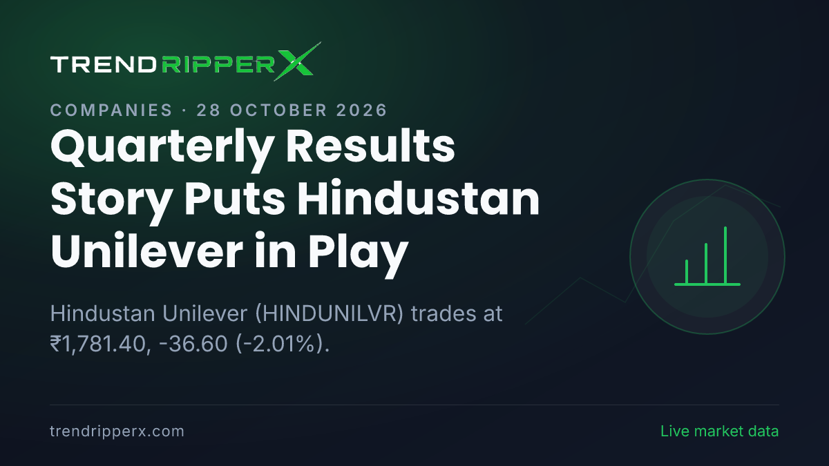 Quarterly Results Story Puts Hindustan Unilever in Play: Share Price Slips to 52-Week Low, and Here Is the Arithmetic