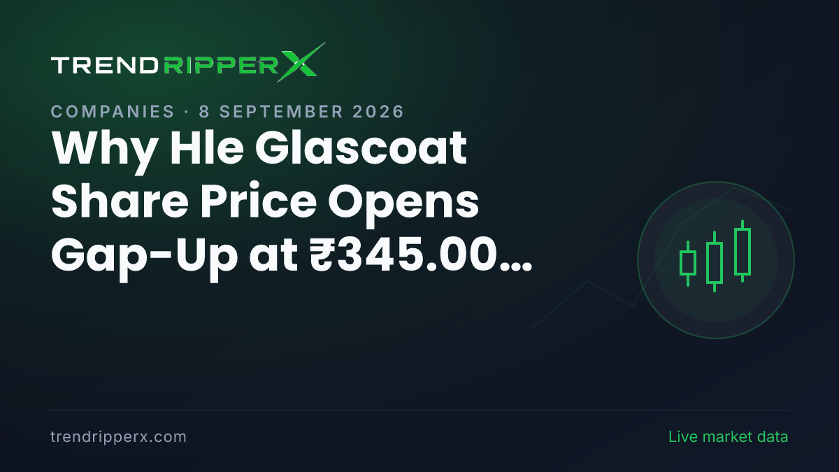Why Hle Glascoat Share Price Opens Gap-Up at ₹345.00 Today: the Order Win Trigger, Explained