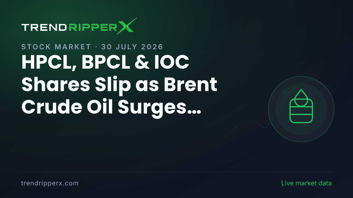 HPCL, BPCL & IOC Shares Slip as Brent Crude Oil Surges Above $90 per Barrel