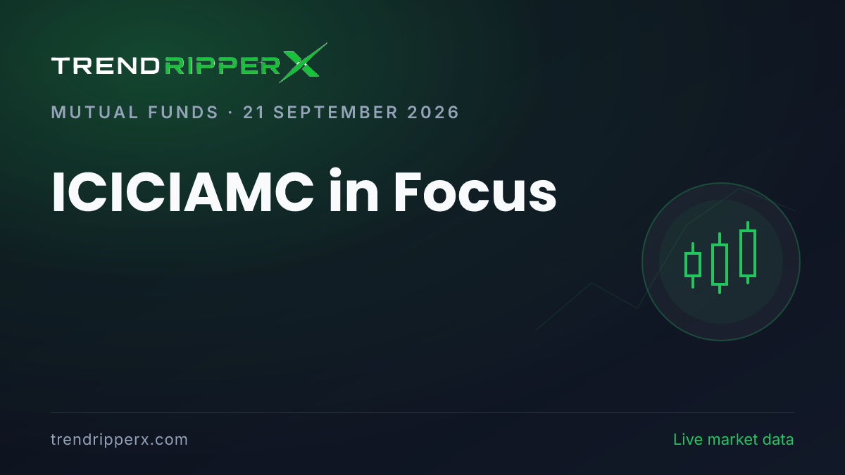 ICICIAMC in Focus: ICICI Prudential AMC Share Price Jumped 3.39% to ₹3,206.70 on Rising Newsflow