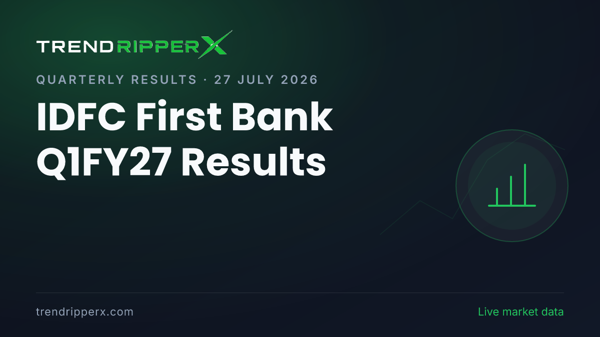 IDFC First Bank Q1FY27 Results: Net Profit Surges 132% as NII Rises 21%, Asset Quality Improves