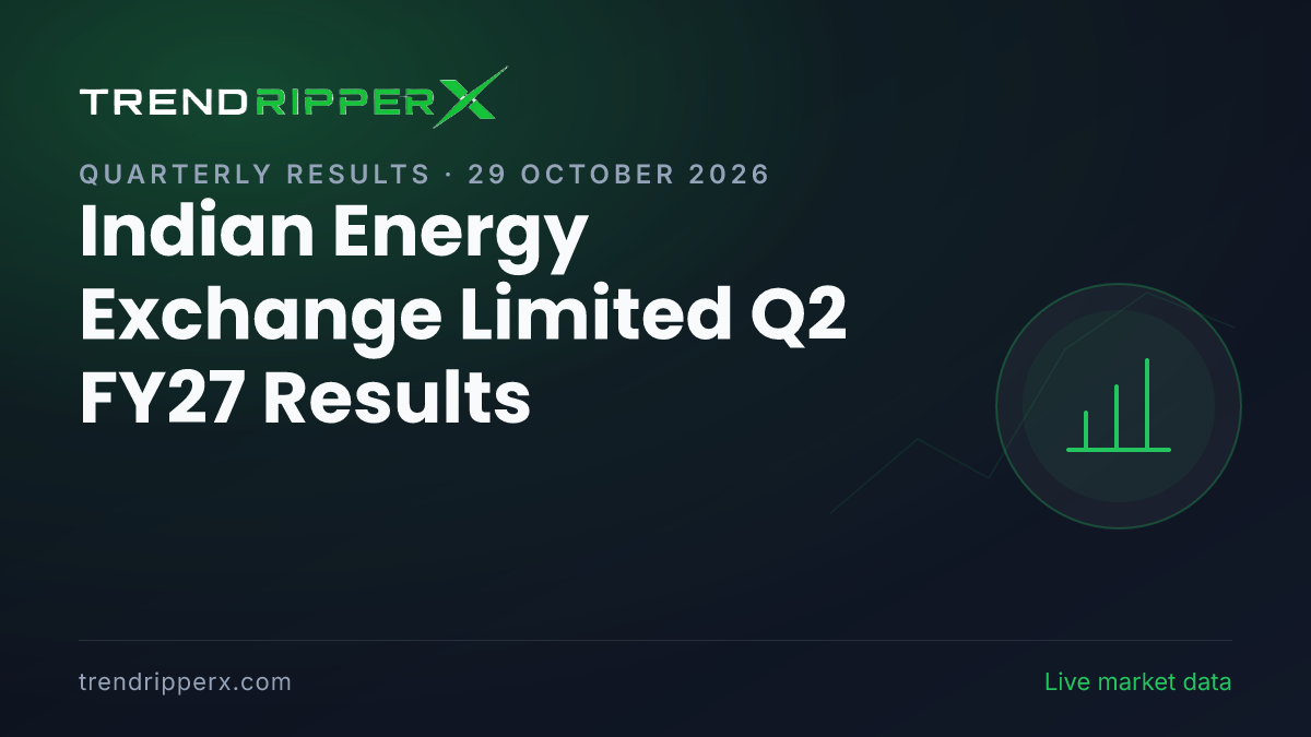 Indian Energy Exchange Limited Q2 FY27 Results: Net Profit ₹139 cr