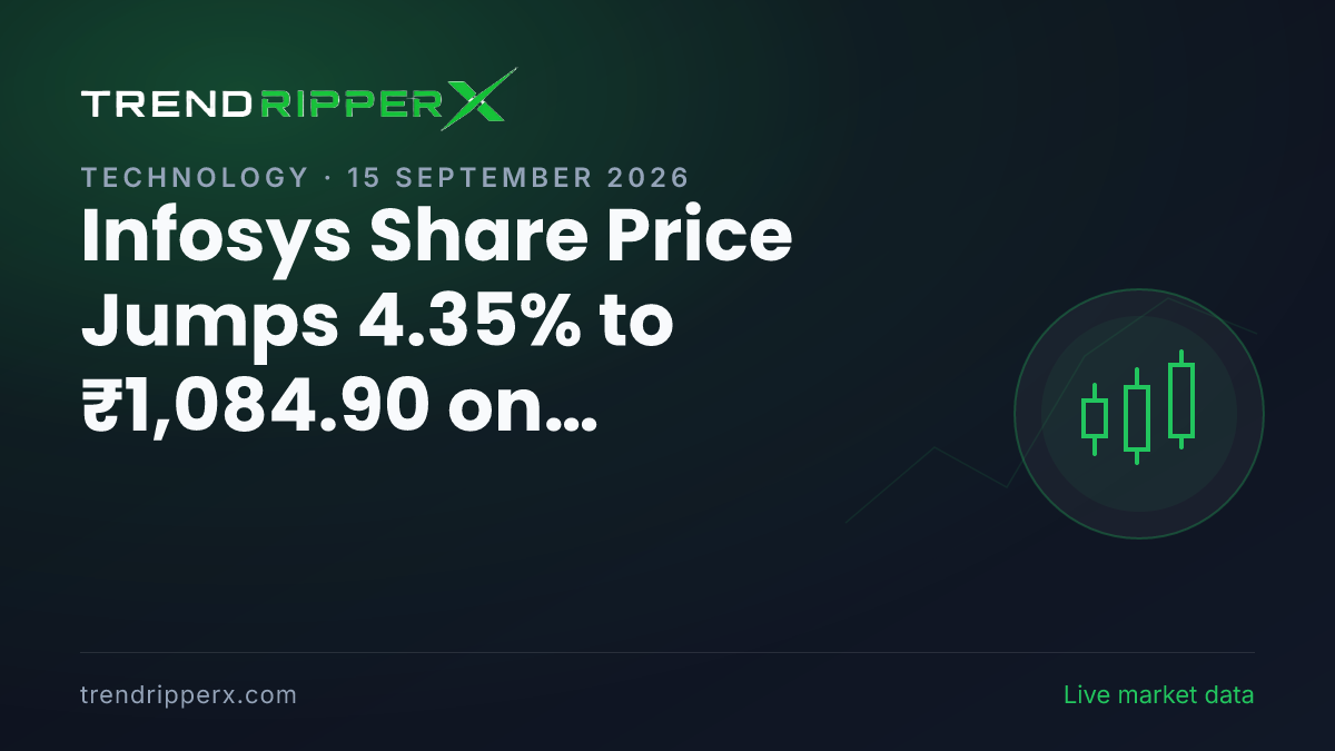 Infosys Share Price Jumps 4.35% to ₹1,084.90 on Momentum News — What It Means for Investors