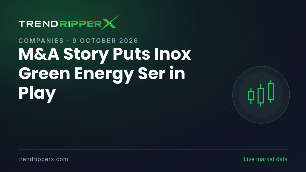 M&A Story Puts Inox Green Energy Ser in Play: Share Price Zooms 14.18%, and Here Is the Arithmetic