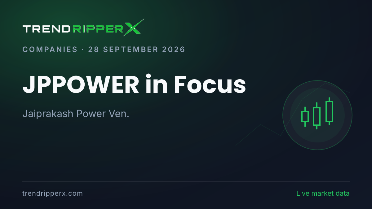 JPPOWER in Focus: Jaiprakash Power Ven. Share Price Ended Lower to ₹15.52 on Rising Newsflow