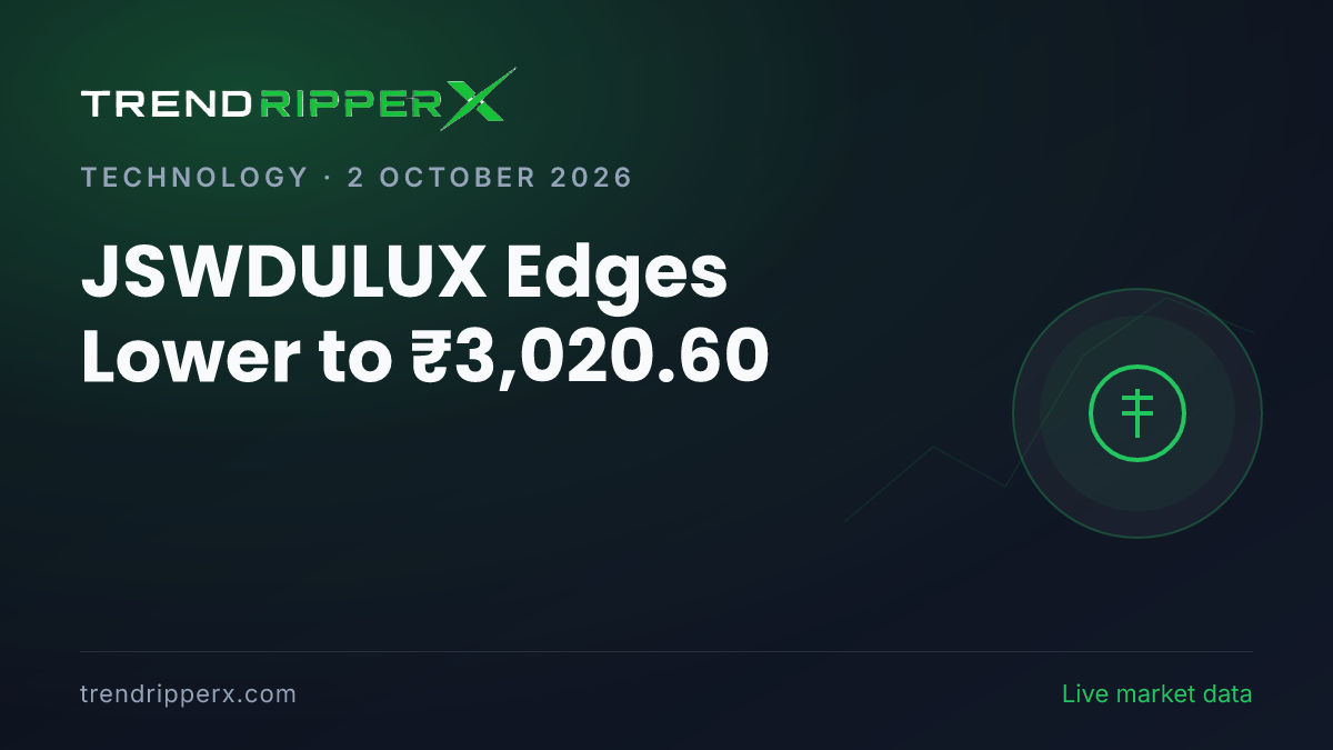 JSWDULUX Edges Lower to ₹3,020.60: Inside the Corporate Action Story Moving JSW Dulux Shares