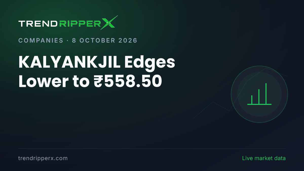 KALYANKJIL Edges Lower to ₹558.50: Inside the Q Results Story Moving Kalyan Jewellers Ind Shares