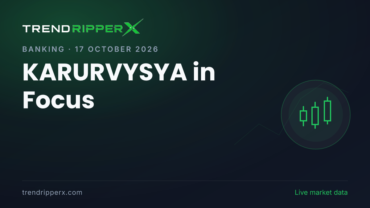 KARURVYSYA in Focus: Karur Vysya Bank Share Price Saw 6.0x Volume Spike in the News Today