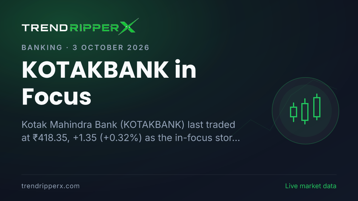 KOTAKBANK in Focus: Kotak Mahindra Bank Share Price Saw 4.6x Volume Spike on Rising Newsflow