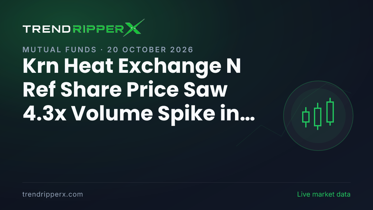 KRN in Focus: Krn Heat Exchange N Ref Share Price Saw 4.3x Volume Spike in the News Today