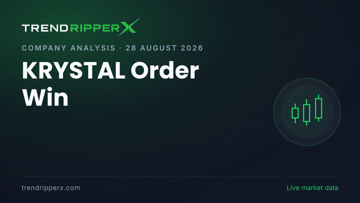 KRYSTAL Order Win: Krystal Integrated Ser Share Price Opens Gap-Up at ₹658.00