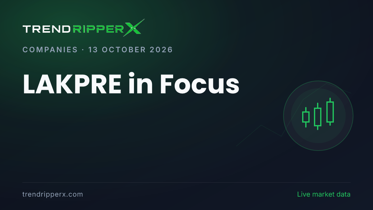 LAKPRE in Focus: Lakshmi Pre Scre Share Price Opened Gap-Up at ₹5.05 in the News Today
