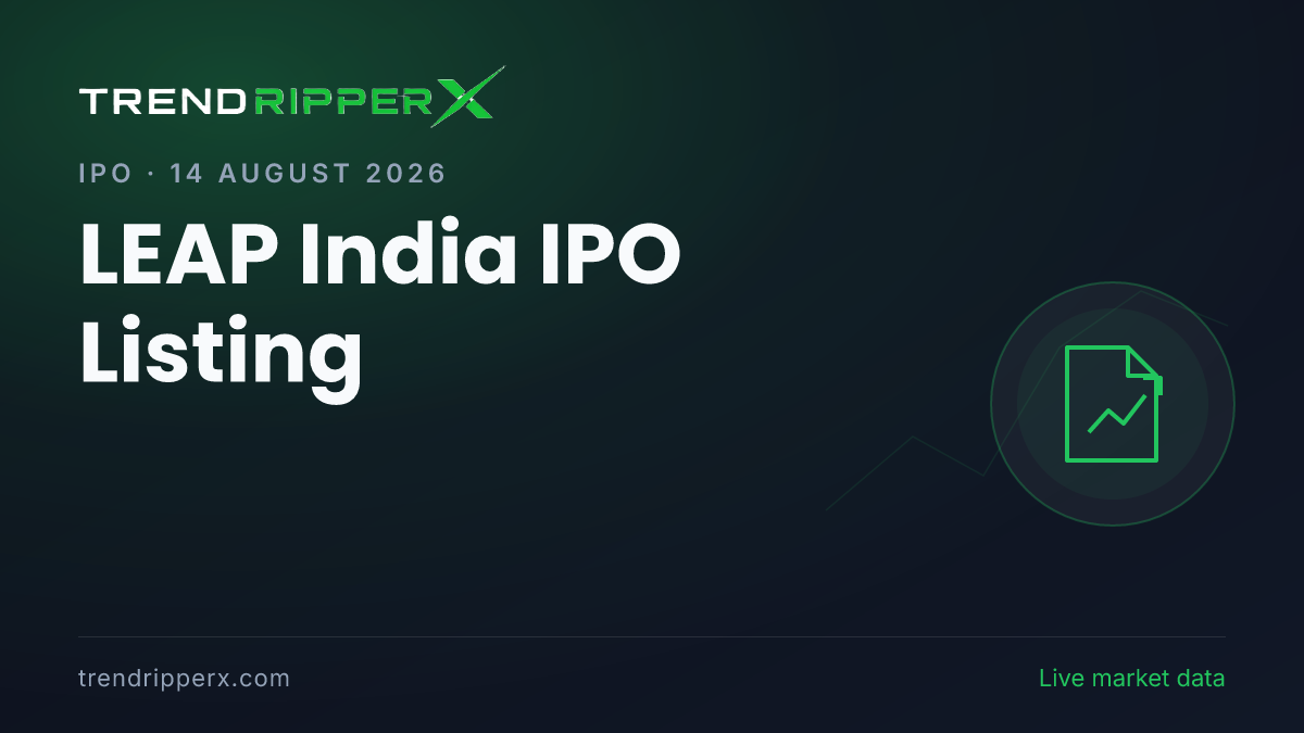LEAP India IPO Listing: Shares Debut at ₹166, Open 4.4% Above Issue Price