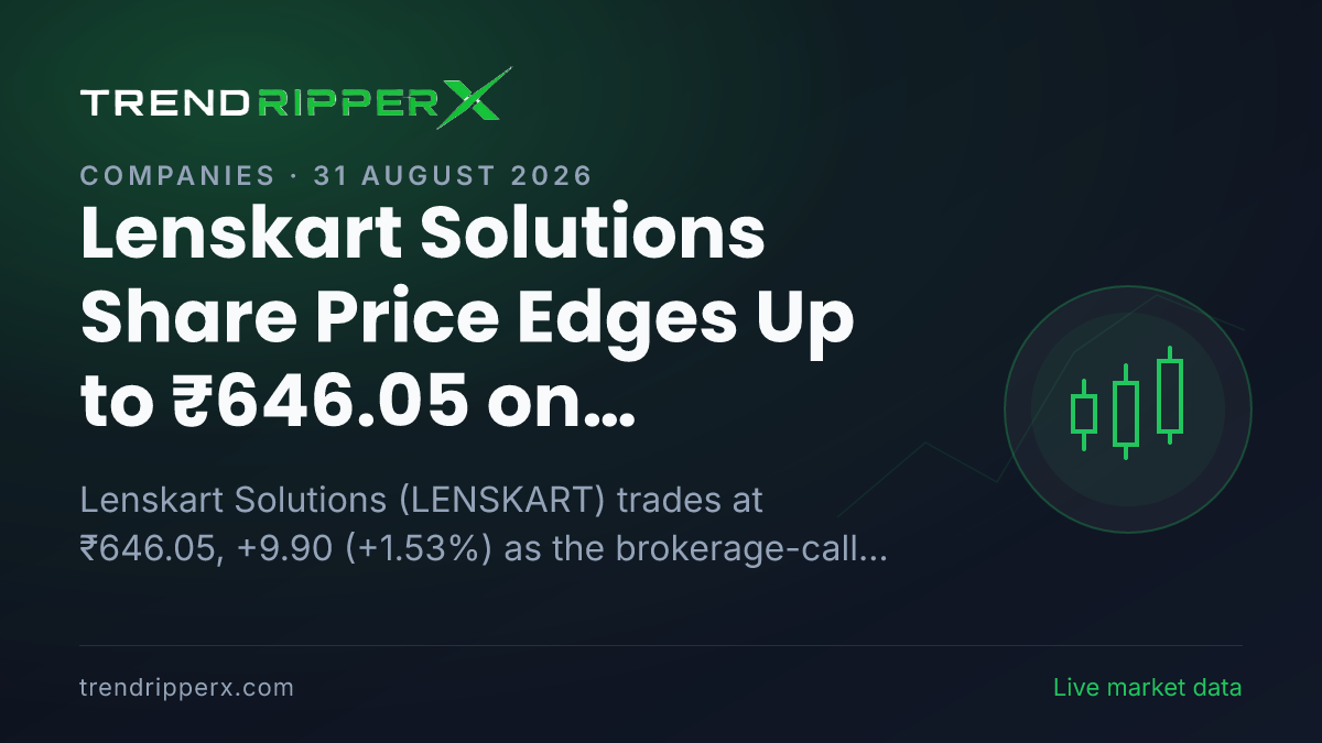 Lenskart Solutions Share Price Edges Up to ₹646.05 on Brokerage Call News — What It Means for Investors